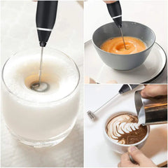 3-Speed USB Rechargeable Milk Frother – Handheld Coffee & Foam Maker