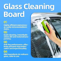 2-in-1 Car Glass Cleaner & Polish – Clear Shine for Windshields & Windows