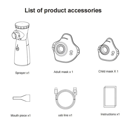 Portable Mesh Nebulizer – Quiet, Compact & Easy to Use