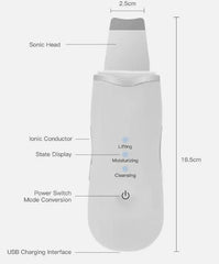 Ultrasonic Skin Scrubber | Deep Cleansing & Refresh